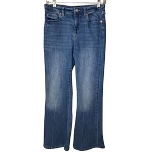 Gap Denim‎ Jeans Girls 18 Blue Mid Rise 70s Flare Everyday Style School Retro